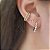 Piercing Torcido com Banho em Ouro - Imagem 2