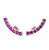 Brinco Ear Cuff Zircônias Pink - Imagem 4
