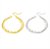 Pulseira Dupla Bolinhas e Elos - Imagem 4