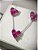 Conjunto Coração Gérbera Safira Rosa - Imagem 1
