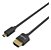 Cabo Ultra Slim Fino 4k Hdmi X Micro Hdmi 55cm Smallrig - Imagem 3