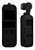 Capa Case Silicone Preto + Cordão Para Dji Osmo Pocket - Imagem 1