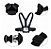 Suporte Peito  Mount Cinta Peitoral Moto Gopro Hero 7 8 9 10 - Imagem 4