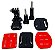 Suporte Frontal Curvo De Capacete Gopro Hero Com Adesivos 3m - Imagem 1