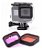 Kit Para Gopro Hero 5 Hero 6 Hero 7 Filtros Caixa Estanque - Imagem 1