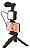 Kit Live Youtuber Vlog Tripé Celular Suporte Led E Microfone - Imagem 5