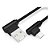 Cabo Usb Micro Usb V8 15 Cm Curto L 90 Graus Carga E Dados C - Imagem 2