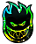 Adesivo Spitfire Bighead Galaxy Importado Stickers 15,5cm X 11cm - Imagem 1