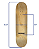 Shape Marfim CHILD 7.9" - Logo Série The Blue - Imagem 3