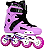 PATINS TRAXART REVOLT - LILÁS - 80mm - ABEC 9 - Imagem 2