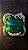 Roda De Skate Spitfire Classic Bighead Mash verde 54mm 99 Duro - Imagem 1