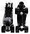 Patins  Quad Jolly Preto V3 - 58mm x 32mm ABEC-7 - Imagem 4