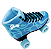 Patins  Quad Jolly azul V3 - 58mm x 32mm ABEC-7 - Imagem 2