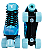 Patins  Quad Jolly azul V3 - 58mm x 32mm ABEC-7 - Imagem 4