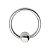Piercing Captive Liso 1.6" | Aço 316L | Piercing de Argola - Imagem 1