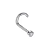 Piercing Nariz Ponto de Luz | Aço 316L | Piercing Aba Nasal - Imagem 1