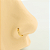 Segmento Haste Reta | PVD Gold | Piercing de Argola - Imagem 2
