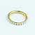 Segmento Cravejado Pérolas | Tit. PVD Gold | Piercing de Orelha - Imagem 1