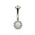 Piercing Umbigo Flower Opala | Titânio - Imagem 1
