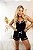 PIJAMA FEMININO ALÇA CANELADO JULLY - PRETO - Imagem 3