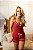 PIJAMA FEMININO ALÇA CANELADO JULLY - VERMELHO CEREJA - Imagem 3