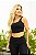 CONJUNTO FITNESS COM CROPED E CALÇA FLARE CINTURA ALTA GABY - PRETO - Imagem 2