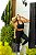 CONJUNTO FITNESS FEMININO TOP CROPPED E LEGGING YASMIN - PRETO - Imagem 3