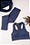 CONJUNTO FITNESS FEMININO TOP NADADOR + LEGGING CANELADA GABI - AZUL - Imagem 29