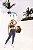 CONJUNTO FITNESS FEMININO TOP NADADOR + LEGGING CANELADA GABI - AZUL - Imagem 4