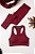 CONJUNTO FITNESS FEMININO TOP NADADOR + LEGGING CANELADA GABI - MARSALA - Imagem 6