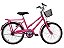 Bicicleta Cairu Aro 20 Genova com Cesta Rosa/Pink - Imagem 1