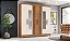 ROUPEIRO BRIZ B367-127 06 PORTAS NATURE/OFF WHITE - Imagem 6