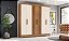ROUPEIRO BRIZ B367-127 06 PORTAS NATURE/OFF WHITE - Imagem 3