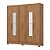 ROUPEIRO BRIZ B367-128 06 PORTAS NATURE - Imagem 6