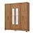 ROUPEIRO BRIZ B367-128 06 PORTAS NATURE - Imagem 7