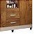 Guarda Roupa 4 Portas 2 Gavetas Capelinha Atualle Canelato Rustico  Nat. Off White - Imagem 3