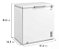 Freezer Horizontal Midea 200 Litros Branco MDRC280SLA01 220V - Imagem 5