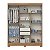 Guarda-roupa Briz 6 Portas B369 Nature/Verde HP Heinn - Imagem 3