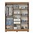 Guarda-roupa Briz 6 Portas B369 Nature/Off White HP Heinn - Imagem 3