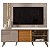 COMBO RACK COM PAINEL MADETEC CRONOS FENDI/NATURALE - Imagem 1