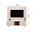 BANCADA DJ MOVEIS COM PAINEL ADELE OFF WHITE/OFF WHITE - Imagem 2