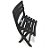 Cadeira Plástica Dobrável Suporta 110kg Preta Arqplast - Imagem 3