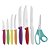 Jogo de Facas em Aço Inox 8 Peças Colorido Plenus Tramontina - Imagem 1