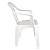 Cadeira Poltrona Plástica Com Apoio De Braço Branca Mor - Imagem 3