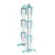 Varal Vertical Tramontina Aço Inox Prateleiras Dobráveis - Imagem 2