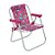 Cadeira Infantil De Praia Em Alumínio Barbie Rosa Bel Fix - Imagem 1