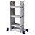 Escada Multifuncional 4x3 12 Degraus Alumínio até 150Kg Mor - Imagem 7