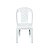 Cadeira Plástica Empilhável Bistrô Vime Branco Gelo Arqplast - Imagem 1