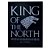 Quadro Metal Game Of Thrones Decorativo King Of The North - Imagem 1