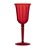 Taça Para Água E Vinho Acrílico Liv 290ml Vermelha Paramount - Imagem 1